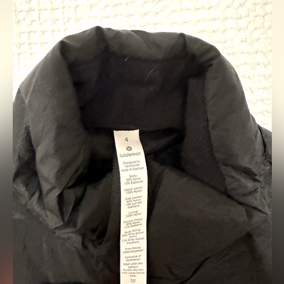 Lululemon Down For It All Vest - Black - Picture 4 of 4